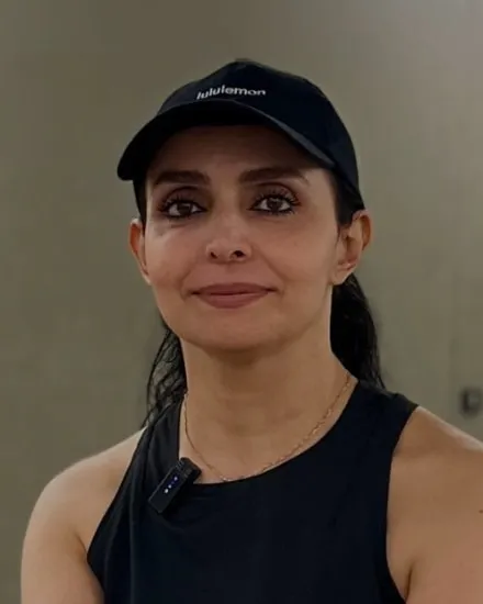 Rula Al Ghoul, Pilates & Lagree instructor at The Reformr, Abu Dhabi