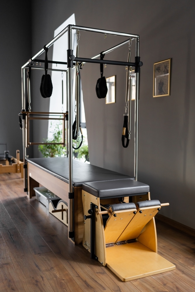 Modern,Pilates,Studio,With,Bright,,Spacious,Windows,For,Exercise,And